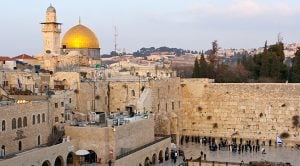 The wailing Wall in Jerusalem